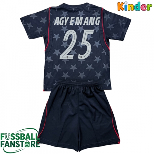 Vereinigte Staaten Patrick Agyemang #25 Replik Auswärtstrikot Kinder WM 2026 Kurzarm (+ Kurze Hosen)
